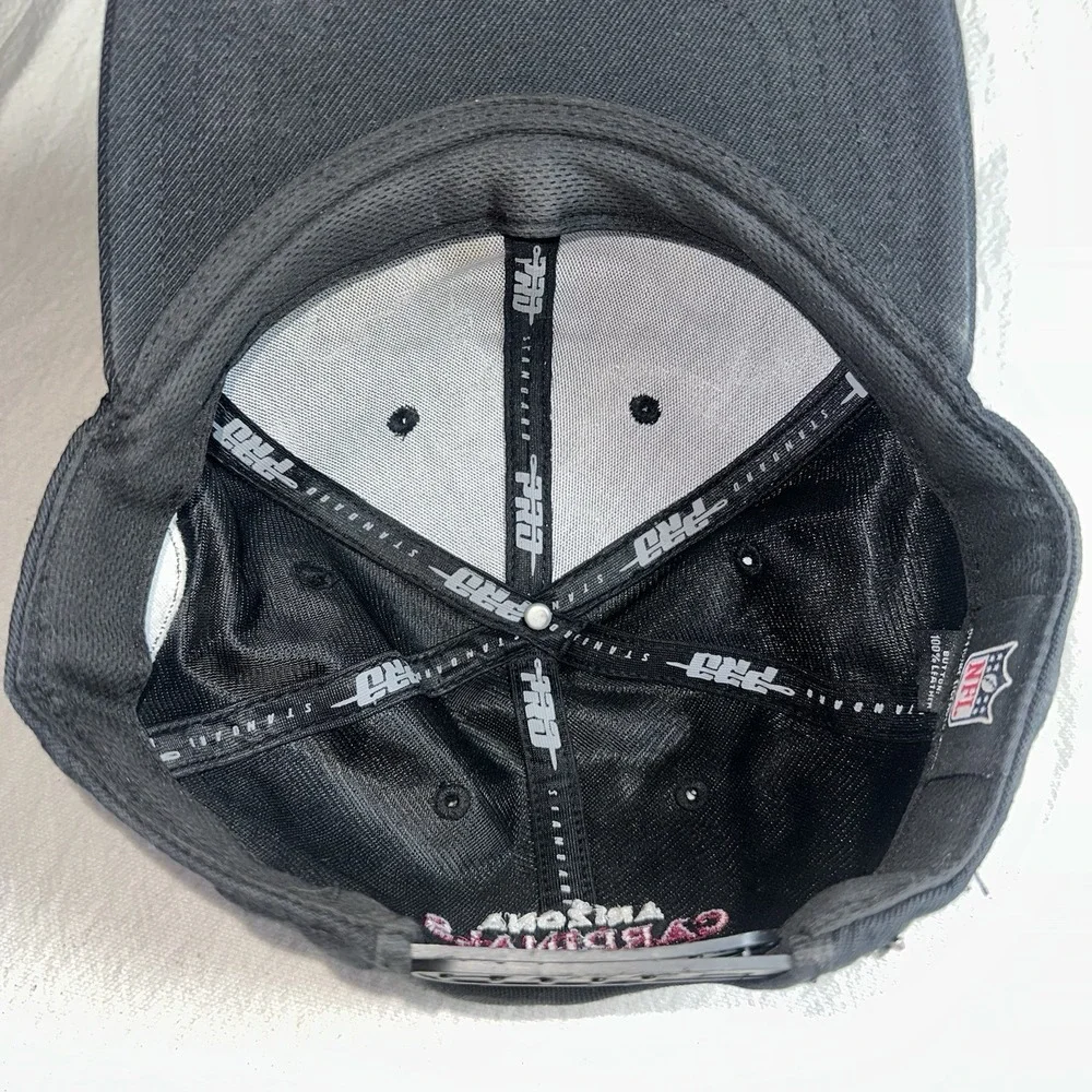 Arizona Cardinals Pro Standard Stacked Logo Black Snapback NFL Luxury Collection